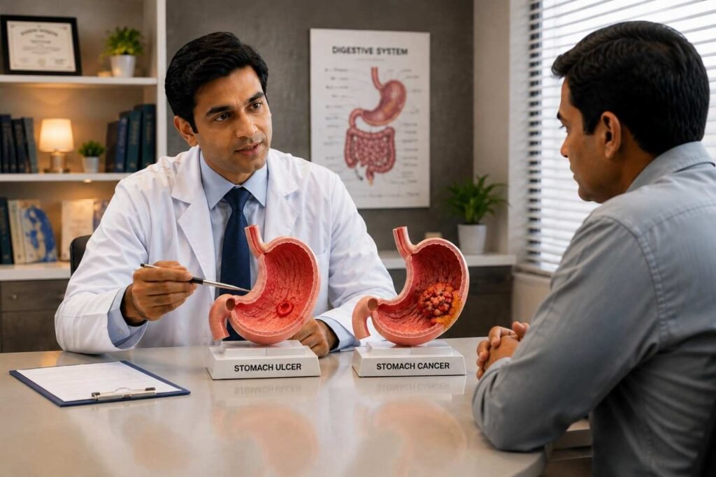 stomach-ulcer-versus-stomach-cancer